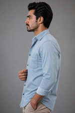 Luxury Denim Shirt - Image 3